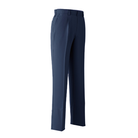 清涼素材ワンタックパンツ【E7605-ASC】 7.ネイビー