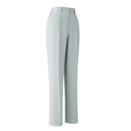 レディースパンツ　ワンタック脇シャーリング【E763-ASC】 3.ストーン