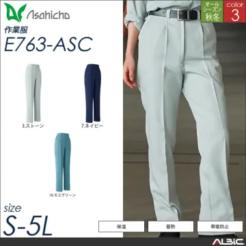 レディースパンツ ワンタック脇シャーリング 【 e763-asc Asahicho 】