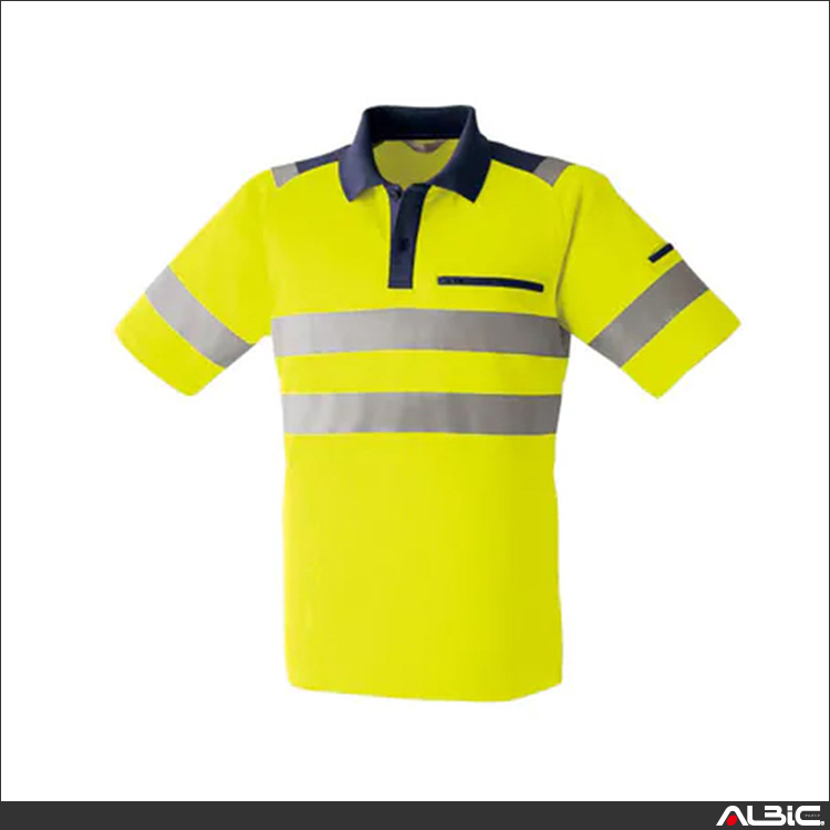高視認半袖ポロシャツ【E784-ASC】 商品写真