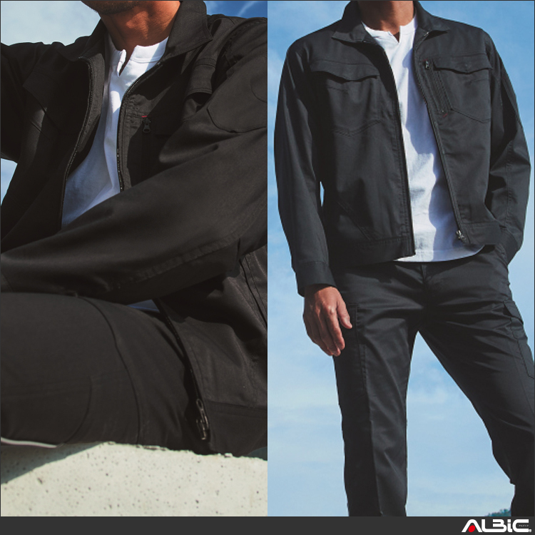 反射加工長袖ブルゾン【E8602-ASC】 商品写真