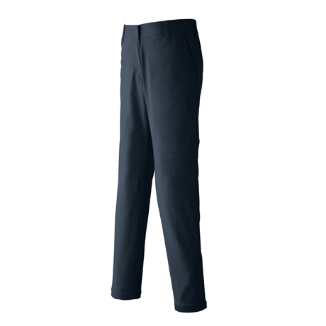 レディースパンツ　ノータック【E863-ASC】 11.チャコール