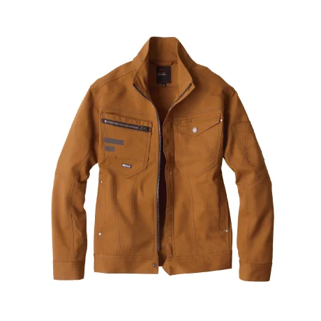 作業服 長袖ジャケット スーダンブラウン 【EBA266-BBO】 