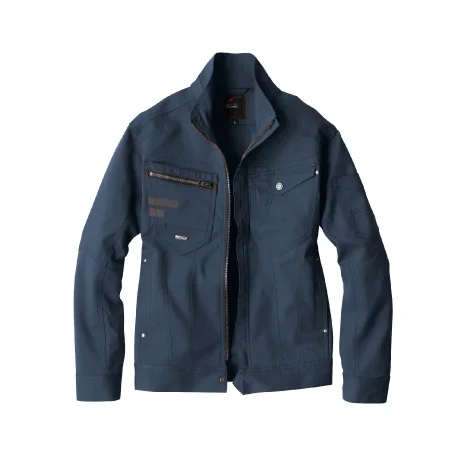 作業服 長袖ジャケット インディゴ 【EBA266-BBO】 