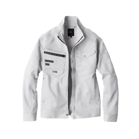作業服 長袖ジャケット シルバーグレー 【EBA266-BBO】 