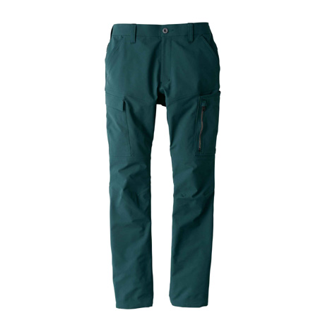 4WAYノータックカーゴパンツ【EBA313-BBO】 28.ディープグリーン
