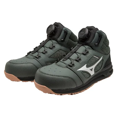 MIZUNO オールマイティ　LSⅡ　73M　BOA【F1GA2203-MIZ】  36：カーキ×ホワイト