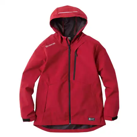 作業服 防風ストレッチパーカー レッド 【G1016-COC】 