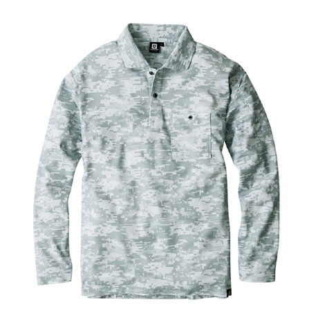 消臭長袖ポロシャツ【G1738-COC】 63.デジグレー