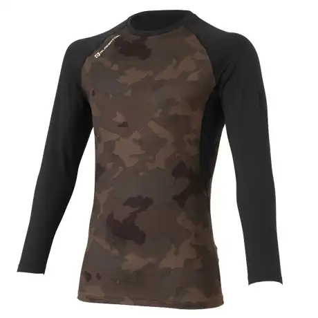 作業服 ウォームパワーサポート長袖 ブラウンカモ 【G1818-COC】 