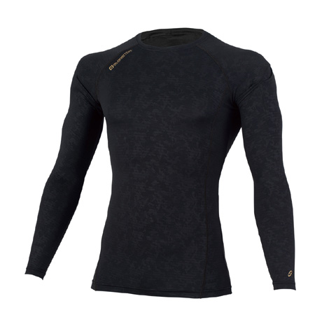 消臭パワーサポート長袖（オールシーズン）【G2028-COC】 53.ブラックカモフラ