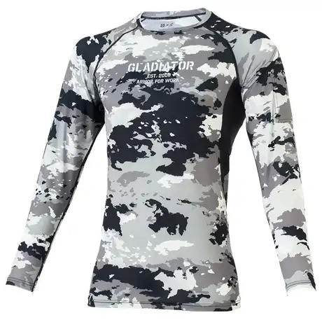 作業服 パワーサポート長袖 アッシュカモ 【G2038-COC】 