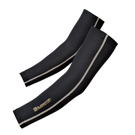 消臭アームカバー【G236-COC】 53.ハニカムブラック