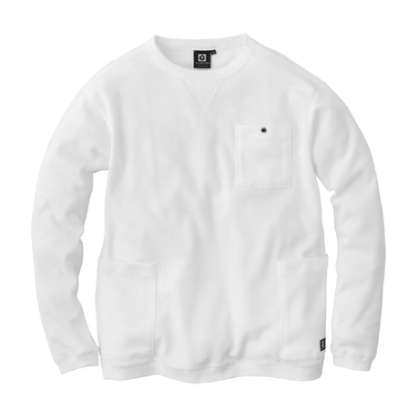 5ポケット長袖Tシャツ【G438-COC】 0.ホワイト