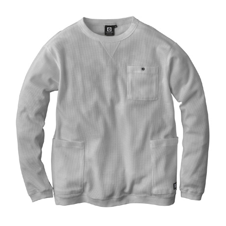 5ポケット長袖Tシャツ【G438-COC】 3.グレー