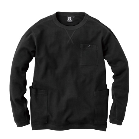 5ポケット長袖Tシャツ【G438-COC】 13.ブラック