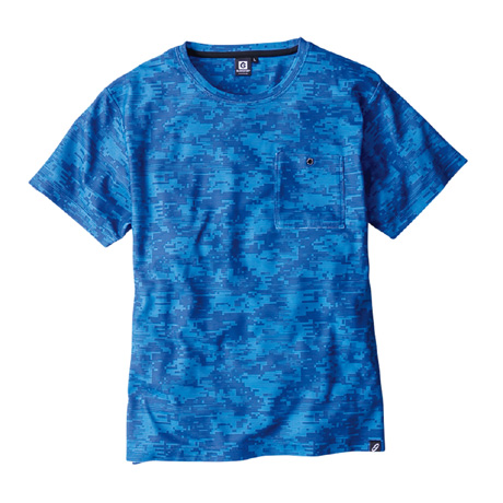 消臭半袖Tシャツ【G737-COC】 66.デジブルー