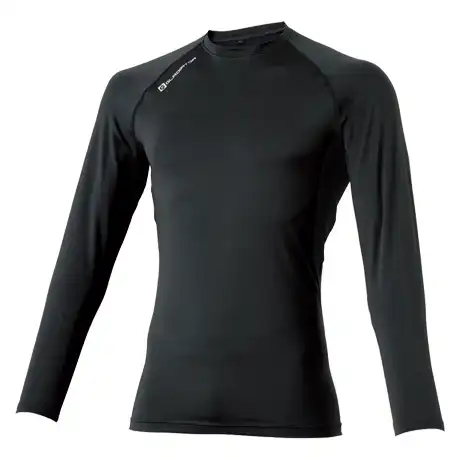 作業服 長袖コンプレッションインナー ブラック 【G818-COC】 