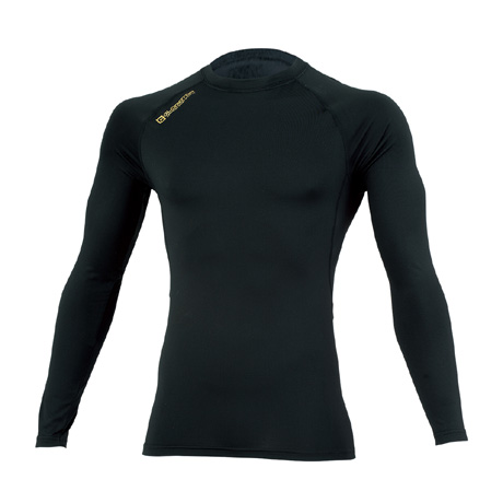 ウォームパワーサポート長袖【G9028-COC】 13.ブラック