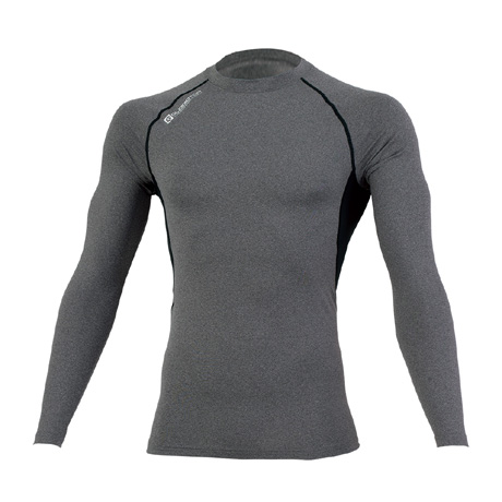 ウォームパワーサポート長袖【G9028-COC】 33.モクグレー