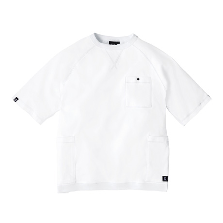 5ポケット半袖Tシャツ【G947-COC】 0.ホワイト