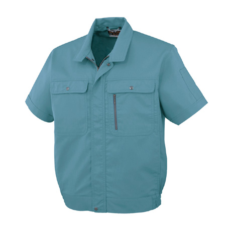 エコストレッチ半袖ブルゾン【H190-COC】 9.グリーン