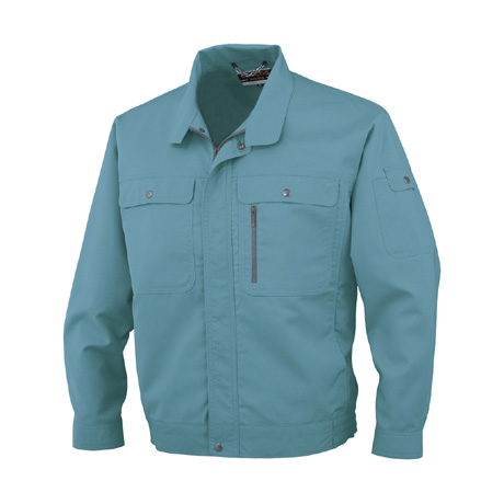 エコストレッチ長袖ブルゾン【H191-COC】 9.グリーン