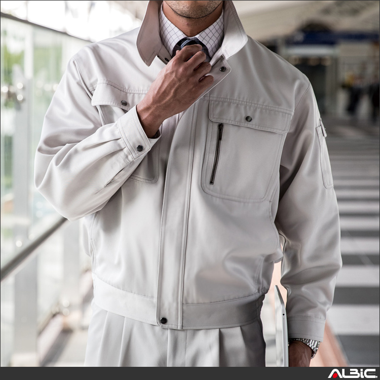 エコストレッチ長袖ブルゾン【H191-COC】 商品写真