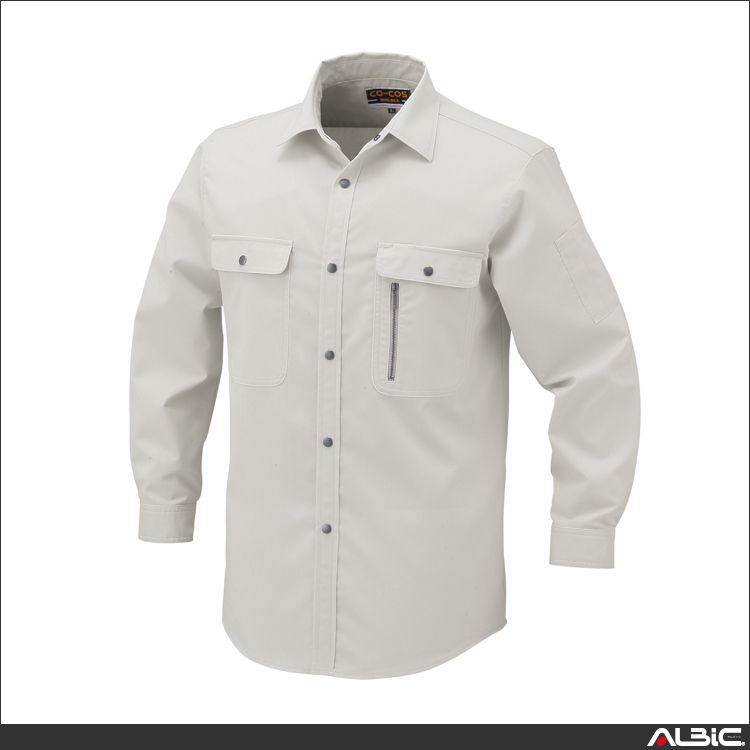 エコストレッチ長袖シャツ【H198-COC】 商品写真