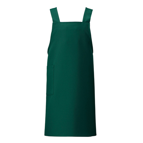 胸当てエプロン_サービス_【HS2506-ait】 005.グリーン