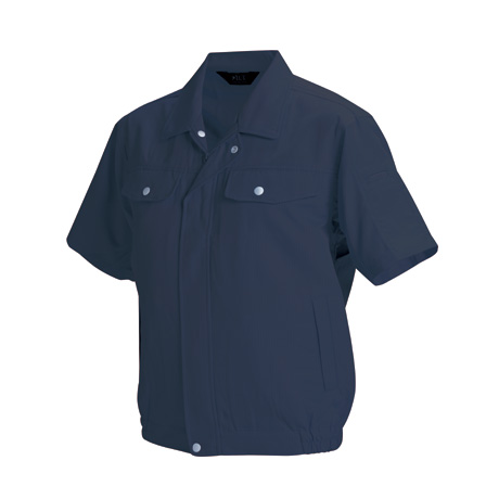 夏半袖ブルゾン【IE2002-ALT】 100.ネイビー