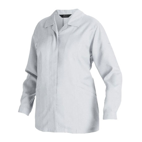 女子冬長袖スモック【IE2015-ALT】 3.グレー