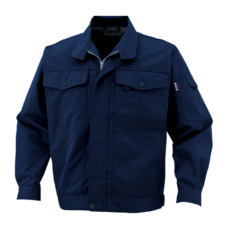 製品制電ブルゾン（前ファスナー仕様）【J1460-COC】 1.ネイビー