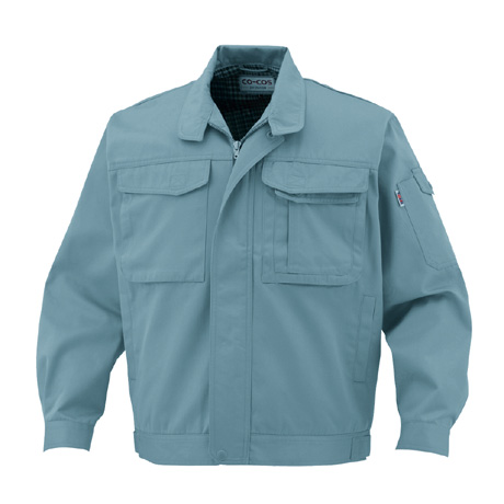 製品制電ブルゾン（前ファスナー仕様）【J1461-COC】 6.ペールブルー