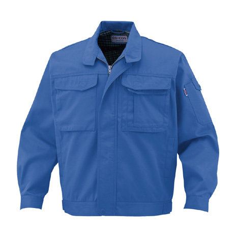 製品制電ブルゾン（前ファスナー仕様）【J1461-COC】 16.スカイブルー