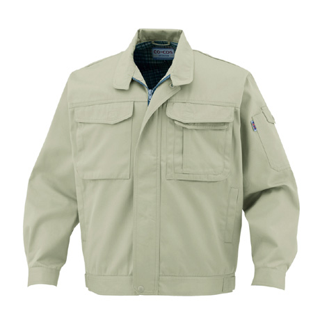 製品制電ブルゾン（前ファスナー仕様）【J1461-COC】 19.モスグリーン