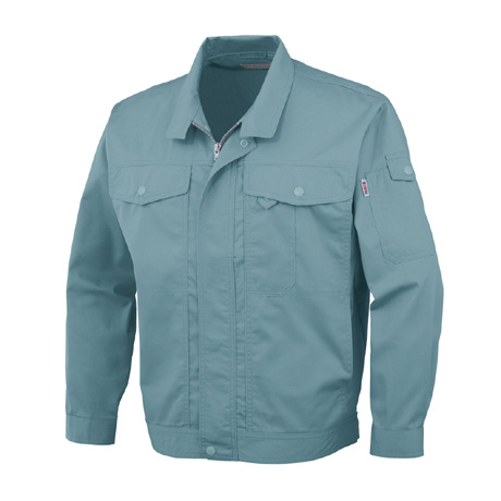 製品制電長袖ブルゾン【J561-COC】 6.ペールブルー