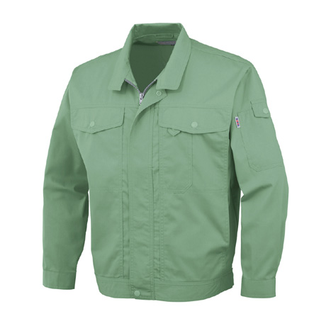 製品制電長袖ブルゾン【J561-COC】 9.グリーン