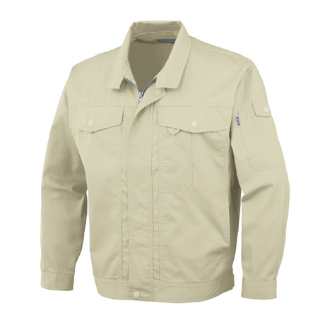 製品制電長袖ブルゾン【J561-COC】 19.モスグリーン