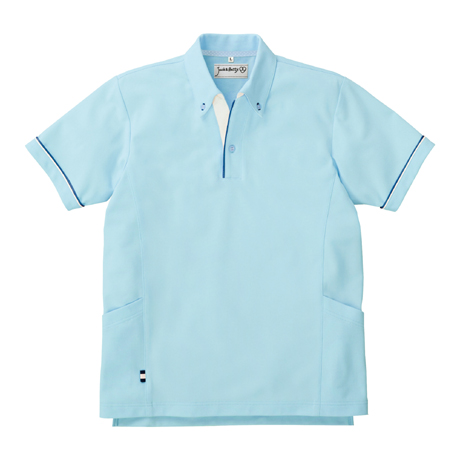 男女兼用半袖ポロシャツ【JB51100-SUN】 13.サックス
