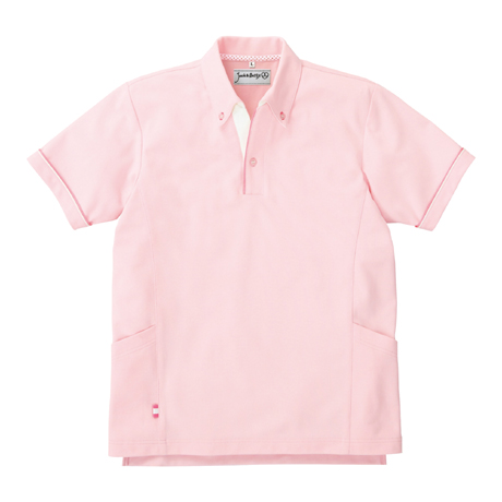 男女兼用半袖ポロシャツ【JB51100-SUN】 18.ピンク