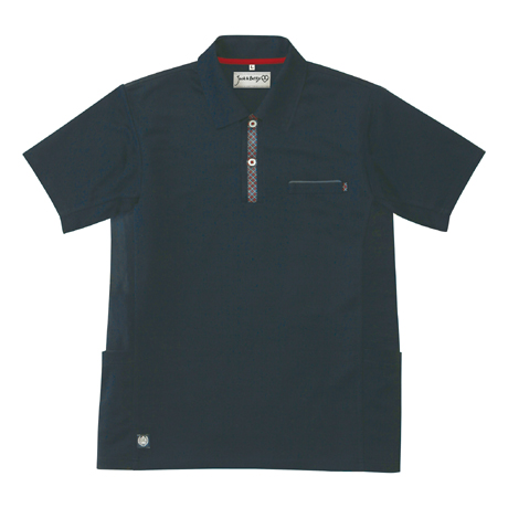 男女兼用ポロシャツ【JB51300-SUN】 3.ネイビー