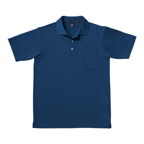 汗ジミ防止ポロシャツ【JB51450-SUN】 3.ネイビー