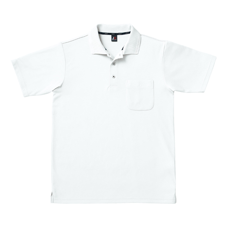 汗ジミ防止ポロシャツ【JB51450-SUN】 11.ホワイト