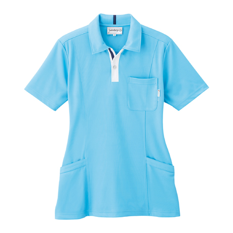 男女兼用半袖ポロシャツ【JB51600-SUN】 13.サックス