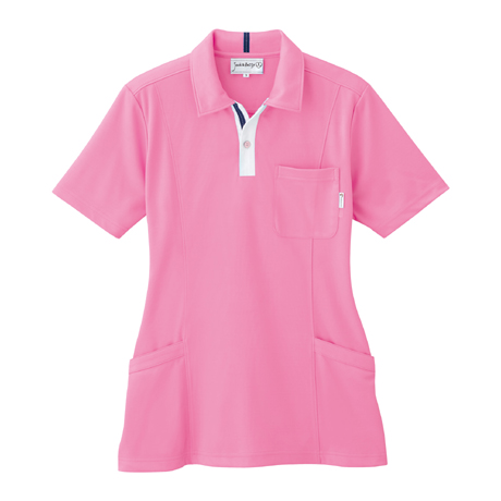 男女兼用半袖ポロシャツ【JB51600-SUN】 18.ピンク