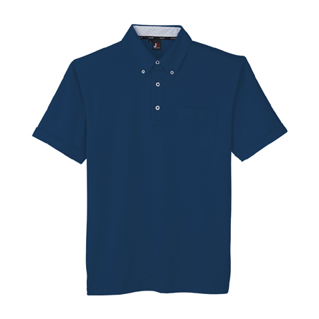 汗ジミ防止半袖ポロシャツ【JB55170-SUN】 3.ネイビー