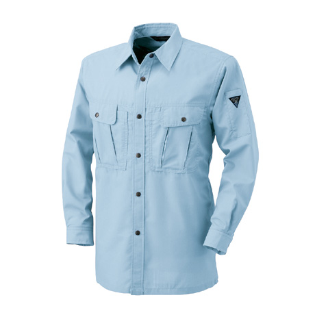 長袖シャツ【JP161-ALT】 6.ライトブルー