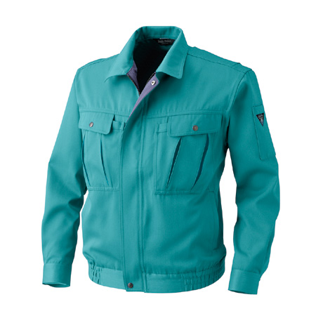 長袖ブルゾン【JP463-ALT】 40.アクアグリーン