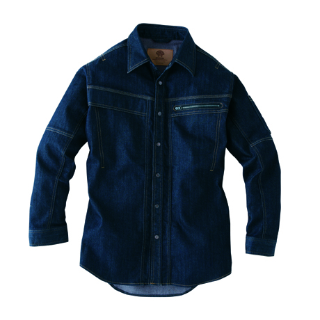 ワークシャツ【K123-ASC】 7.インディゴ